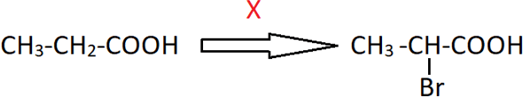The X in the Hell-Volhard-Zelinsky reaction is Br2-red Pand H2O