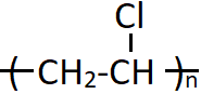 Polymer is polyvinyl chloride with dense linear polymer capable of softening on heating