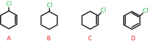 A sp3 hybridised C atom present adjacent to C-C double bond is allylic carbon