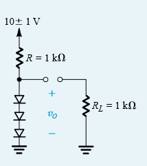 Percentage change in regulated voltage caused by change of ±10% in input voltage is ± 0.5%