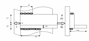 Welded joints are unsymmetrically loaded resisting forces are different in two welds