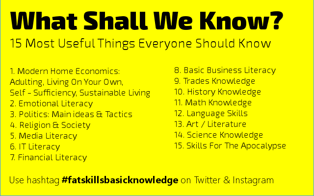 Fatskills � What Should We Know?