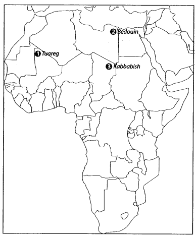 Class 9 History Map Work Chapter 5 Pastoralists in the Modern 4.1