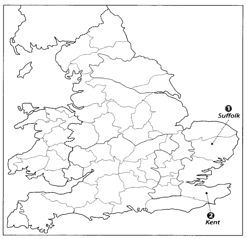 Class 9 History Map Work Chapter 6 Peasants and Farmers 6.1