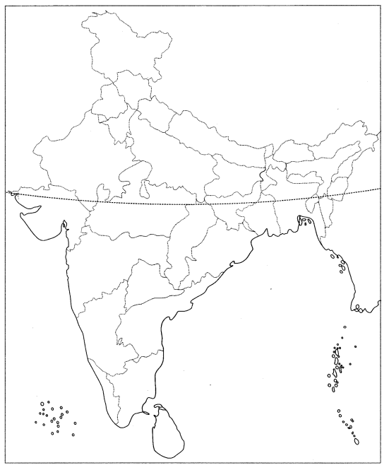 Class 9 Geography Map Work Chapter 6 Population 2