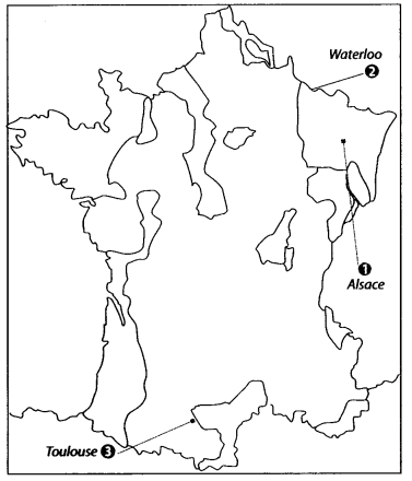 Class 9 History Map Work Chapter 1 The French Revolution 2.1