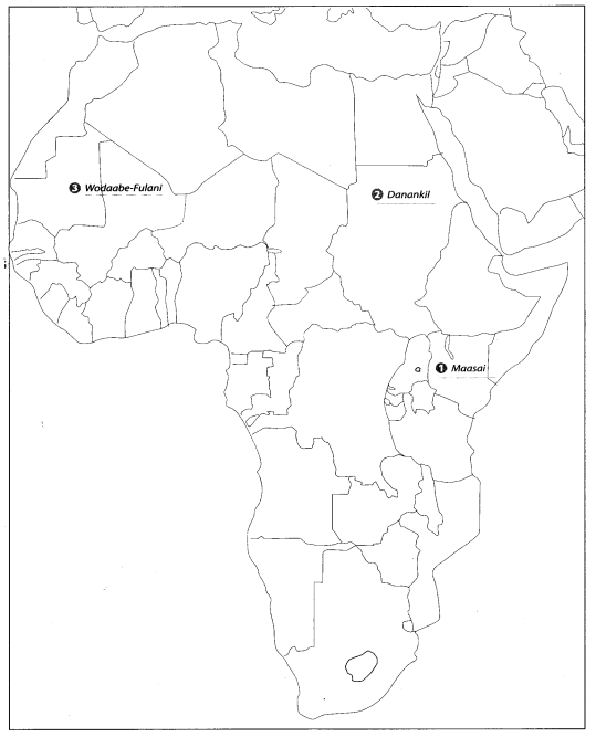 Class 9 History Map Work Chapter 5 Pastoralists in the Modern 10.1