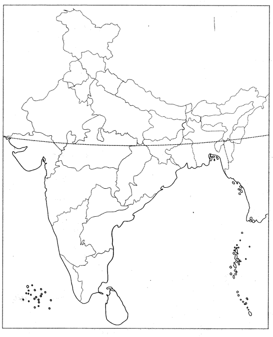 Class 9 Geography Map Work Chapter 4 Climate 5