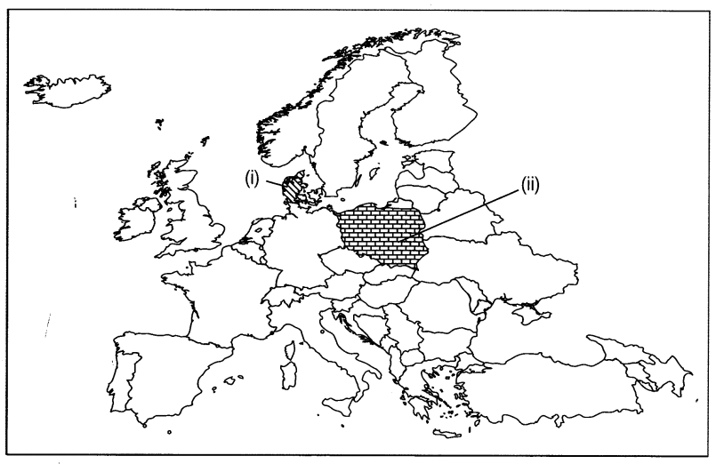 Class 9 History Map Work Chapter 3 Nazism and the Rise of Hitler 4