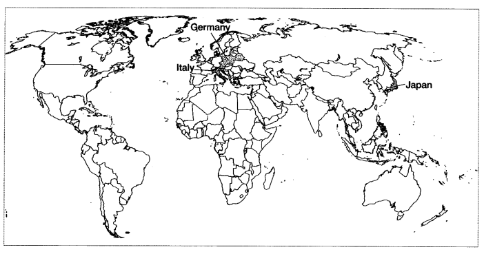 Class 9 History Map Work Chapter 3 Nazism and the Rise of Hitler 2.1