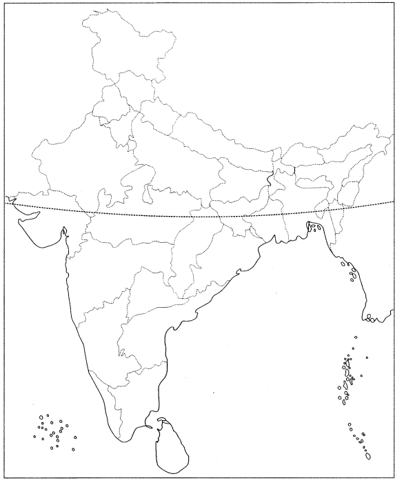 Class 9 Geography Map Work Chapter 3 Drainage 6