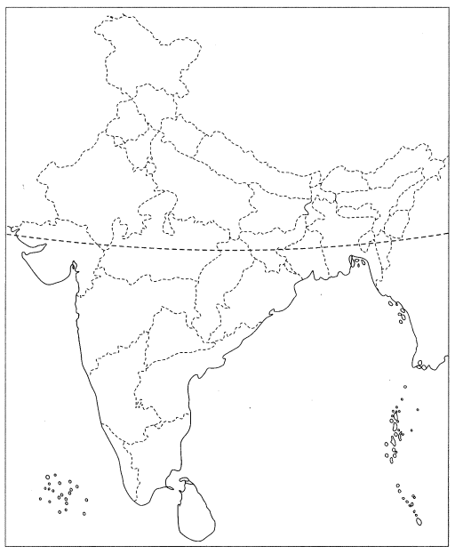 Class 9 Geography Map Work Chapter 3 Drainage 2