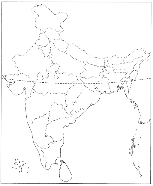 Class 9 Geography Map Work Chapter 3 Drainage 4