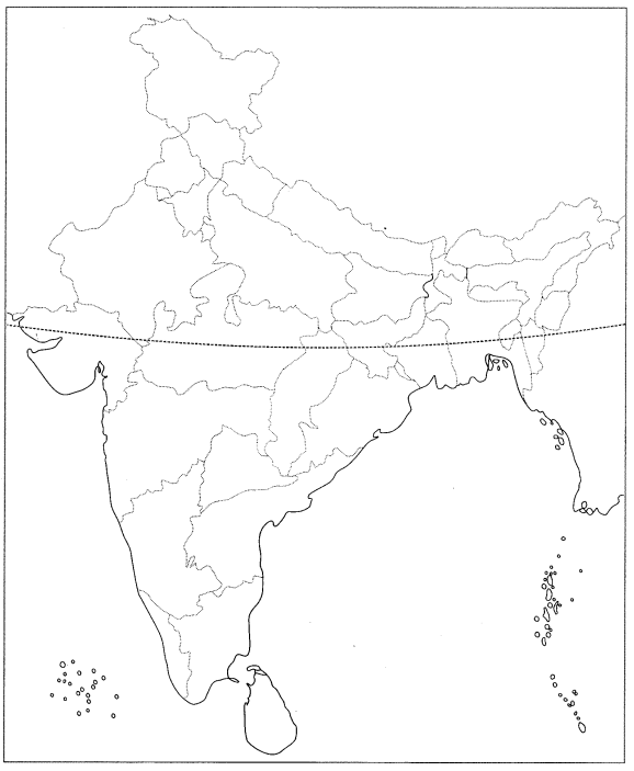 Class 9 Geography Map Work Chapter 3 Drainage 5