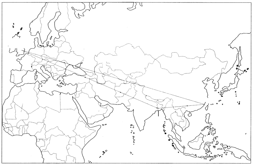 Class 9 History Map Work Chapter 6 Peasants and Farmers 2