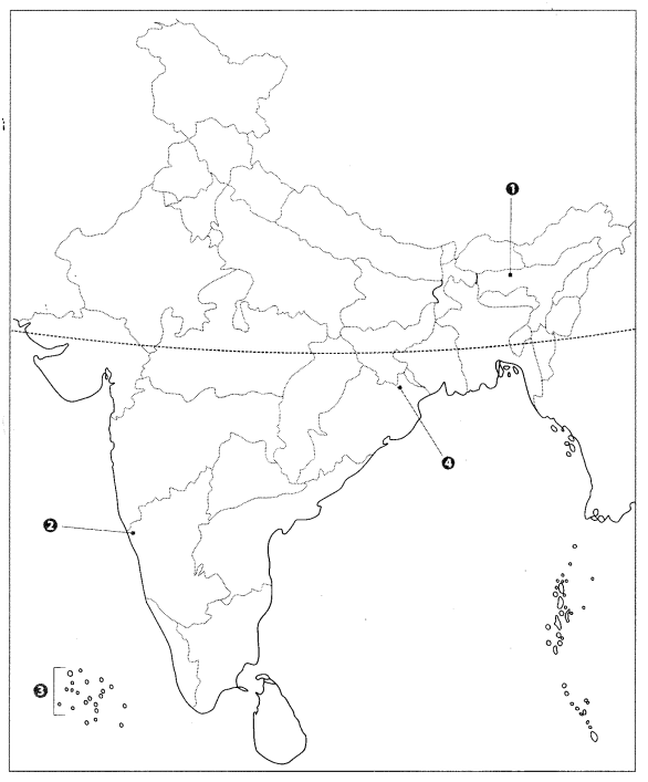 Class 9 Geography Map Work Chapter 5 Natural Vegetation and Wildlife 5