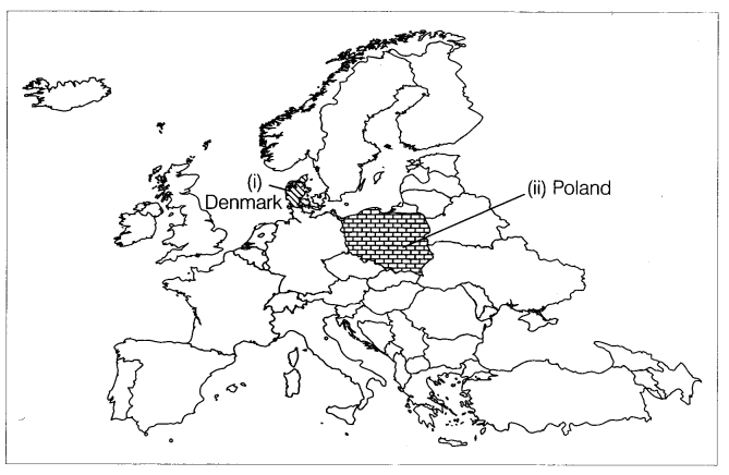 Class 9 History Map Work Chapter 3 Nazism and the Rise of Hitler 4.1