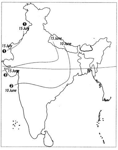 Class 9 Geography Map Work Chapter 3 Drainage 4.1