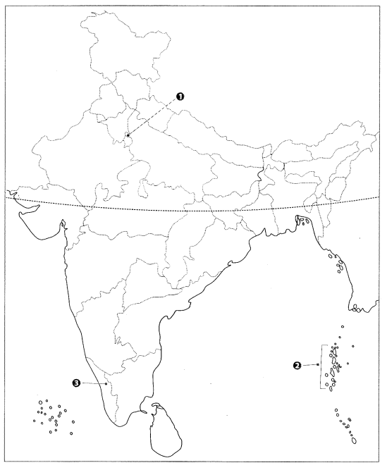 Class 9 Geography Map Work Chapter 6 Population 3