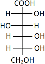 Saccharic acid molecule structure