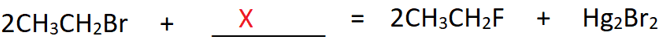 Find the swarts reaction from the given diagram