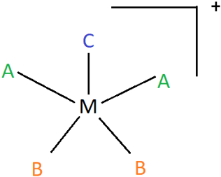 Find the formula of the hypothetical compound from given diagram