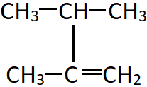 2,3-Dimethylbut-1-ene molecule structure