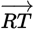 ModifyingAbove upper R upper T With right-arrow