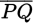 ModifyingAbove upper P upper Q With bar