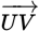 ModifyingAbove upper U upper V With right-arrow