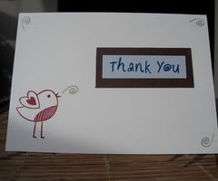 Image: to thank