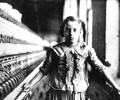 Image: "Doffer Girl in new england Mill" Lewis Hine