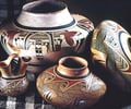 Image: polychrome jars