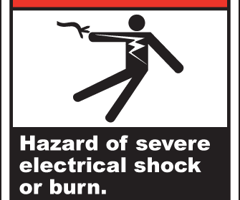 Image: electrical burns