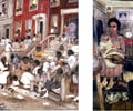 Image: "Midsummer Night in Harlem" & "The Janitor who Paints" Palmer Hayden