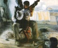 Image: "the bango lesson" henry ossawa tanner
