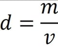 Image: Density = mass/volume