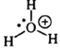 Image: Describe the formation of a hydronium ion.