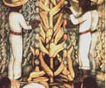 Image: "fiesta of the corn harvest" diego rivera
