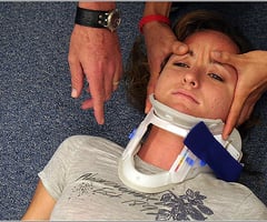 Image: treating neck or spinal injury