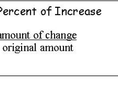 Image: Percent Increase