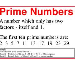 Image: Prime number