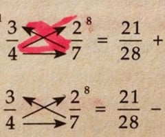 Image: When adding and subtracting fractions the denominator must be the same for both numbers. If you have different denominators what do you do?